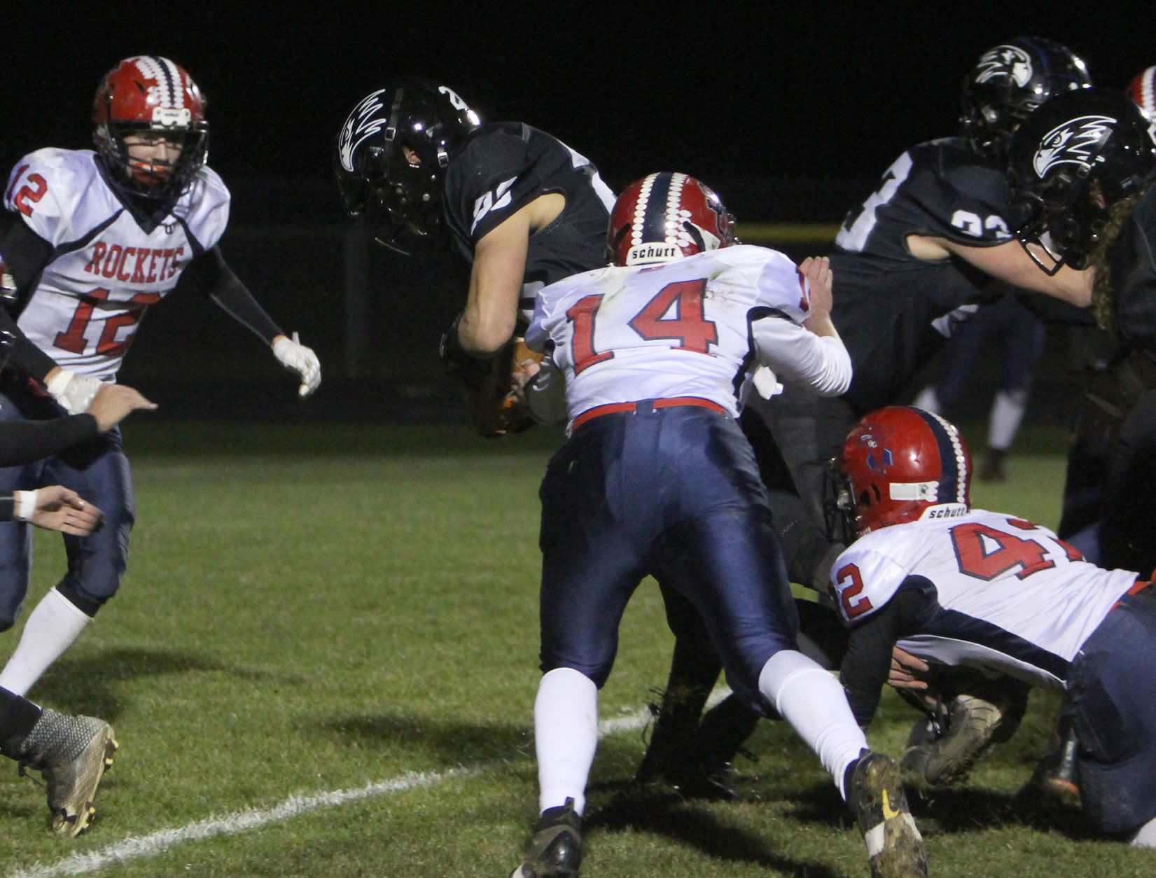 Spencer/Columbus at Bloomer football 10-25-19